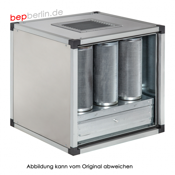 Doppelwandig--Aktivkohlepatronen-Modul ohne Motor 2500 m3/h